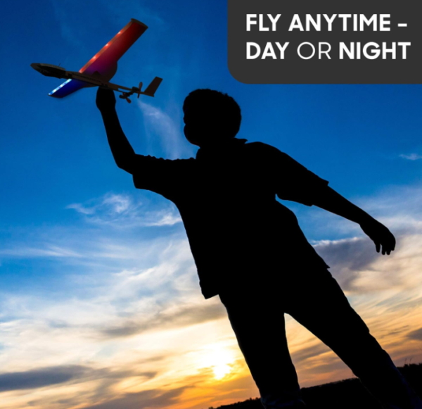 Night Flight Kit Add-on for POWERUP 4.0-15.5” Blue & Red LED Light Set - Image 2
