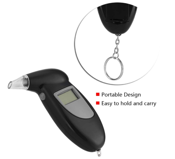 Breathalyzer,Breath Alcohol Tester Digital Alcohol Detector - Image 3