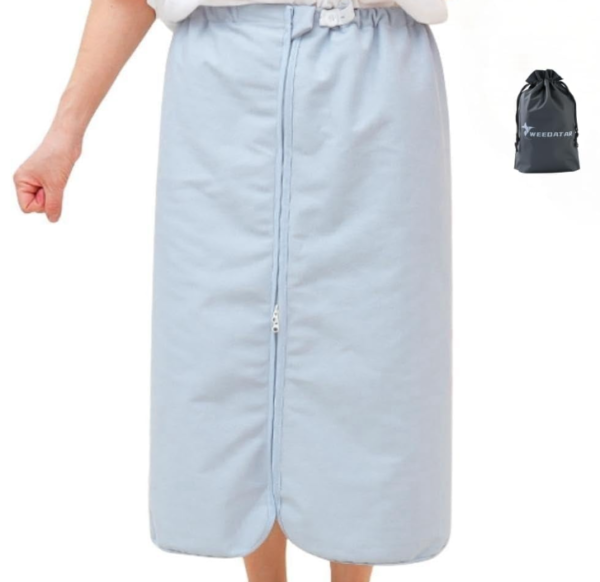 Unisex Wearable Incontinence Bed Pads, Washable Adult Diaper Skirt